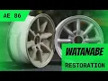 AE86 Watanabe Wheel Restoration