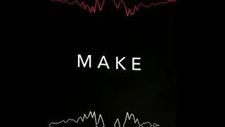 تصميم شاشه سوداء على اغنيه اجنبيه اوله 