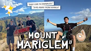 "CLIMBING MOUNT MARIGLEM IN ZAMBALES!" ⛰️🙌🏻 (EASY HIKE FOR BEGINNERS) 🍃