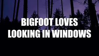 BIGFOOT LOVES LOOKING IN WINDOWS
