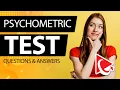 PSYCHOMETRIC TEST QUESTIONS with ANSWERS - Step-by-Step Solutions