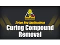 Stripe Hog Applications - Removing Curing Compound