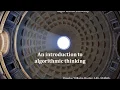Introduction to algorithmic thinking