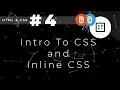 HTML and CSS Tutorial Intro To CSS and Inline CSS Filipino Tagalog