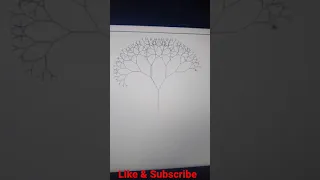 Fractal Tree Using Python Turtle Graphics