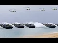 Download Lagu US Marines Intense Beach Landing With Massive Number of Hovercrafts and Helicopters MP3