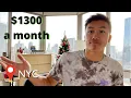 My 1300 NYC APARTMENT TOUR