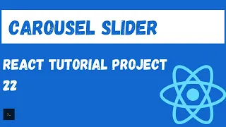 React Tutorial Create a carousel slider from scratch Fully featured React Project Tutorial i