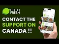 How to Contact HelloFresh Canada