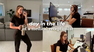 Day in the Life of a Medical Receptionist Work with me in a Dermatology Office