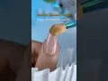 Isolated chrome tutorial nail extension at home