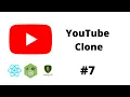 YOUTUBE Clone Make Landing Page React Project MERN Stack