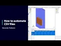 HOW TO Automate CSV files in Simcenter Flotherm Tutorial