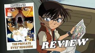 the private eyes requiem mana kaito kid nya bangg l review movie 10 detective conan