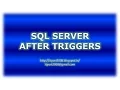 After Triggers in SQL Server