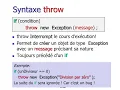 Exceptions in Java