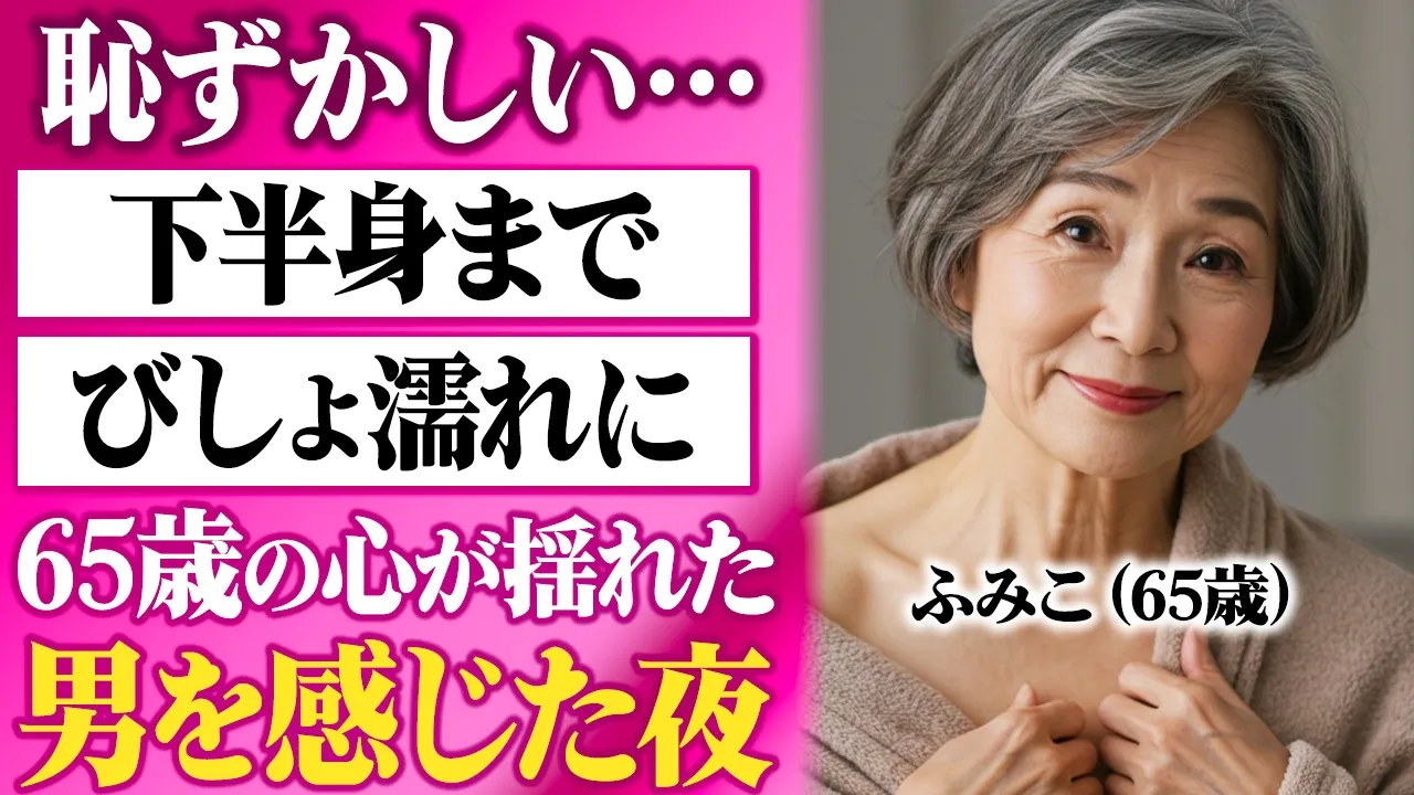 Outline Video 【シニア恋愛】濡れた夜に、私はまた“女”を思い出した──恥ずかしさを抑えきれなかった心の揺れ【恋愛ラジオ】