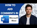 How to Add Comments in Microsoft Word Full Guide 2026