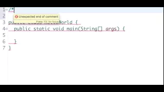 COMP 110 - Java Comments