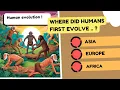 Human Evolution Quiz Test Your Knowledge on Early Humans Neanderthals Homo Sapiens