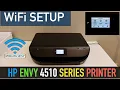 HP Envy 4510 WiFi Setup Connect To Router