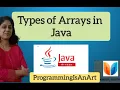 Types of Arrays in Java Marathi 2023