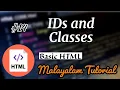 HTML Basics for Beginners - 14 Malayalam IDs and Classes Learn Programming with Rafeeque