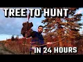 One Day Bow Build To Hunt Challenge