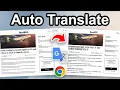How To Automatically Translate Pages in Google Chrome Step By Step