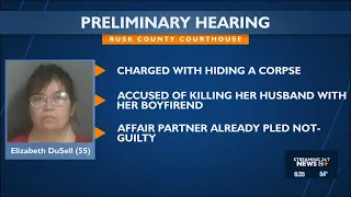 Preliminary hearing today for Rusk County woman accused of killing husband
