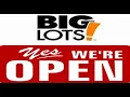 BIG LOTS IS BACK OPEN