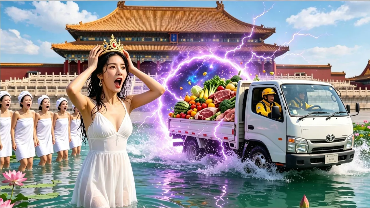 Poor Guy Travels Back in Time with Tons of Food, Becomes the Ruler with a Harem of Thousands! poster