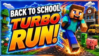 Brain Break – Minecraft Back to School Run! 🎒⚡ Turbo Edition