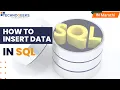How to Insert Data In SQL Marathi Technogeeks