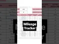 Mileage Tracker Google Sheet and Excel Spreadsheet