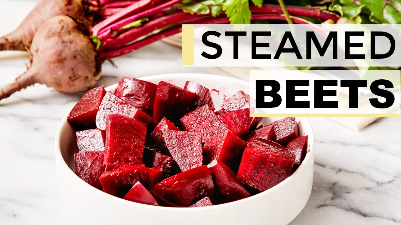 HOW TO COOK BEETS   easy steamed beets (perfect for meal prep!)