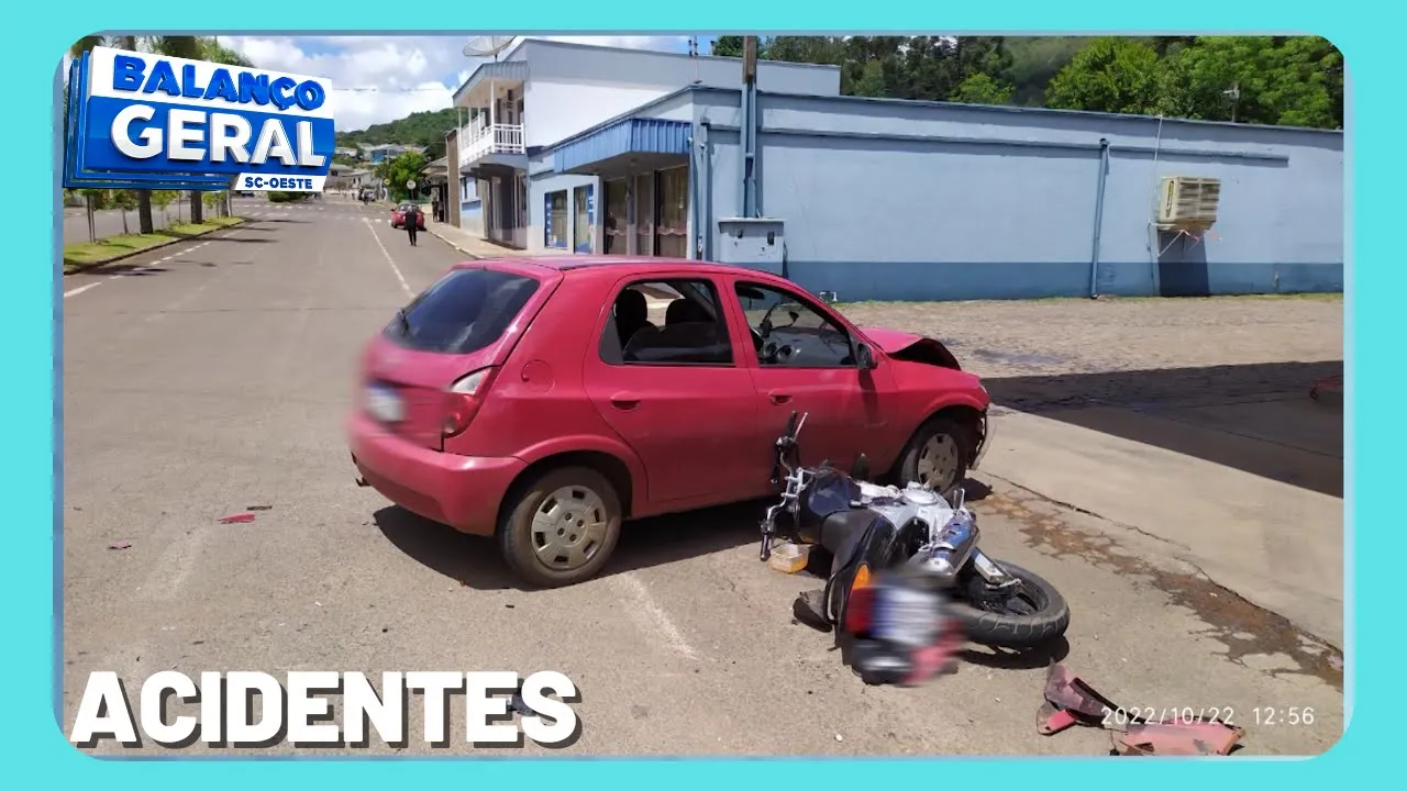 Acidentes com feridos no Oeste