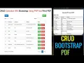 Crud Operations Using Bootstrap PHP With MYSQL Database Print PDF