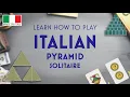 How to Play - Italian Pyramid Solitaire