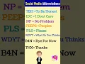 Text Abbreviation Popular Texting Acronyms in English Sms