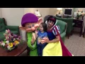 Meeting Dopey and Snow White