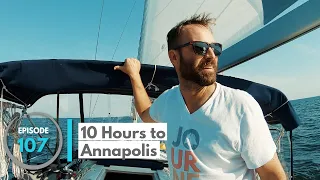 Sailing Vlog – A Calm Sail to Annapolis (ep107)  |  ⛵ The Foster Journey