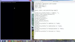 Arithmetic Operations with Scanner