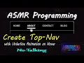 ASMR Programming - Modern or Attractive Top-Navbar