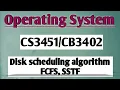 Disk scheduling algorithm FCFS SSTF in operating system tamil OS Anna university reg-2021
