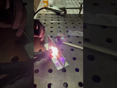 Свариваем алюминий на разной частоте аппаратом ПТК HANKER MULTIWAVE TIG