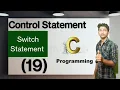 Switch Statement In C Programming C Tutorial In Hindi