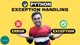 Exception Handling in Python Error vs Exception Python tutorials for beginners in tamil