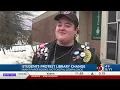 Castleton University students protest plans for library to go digital