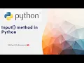User input in Python Command Line Input how take user input in python